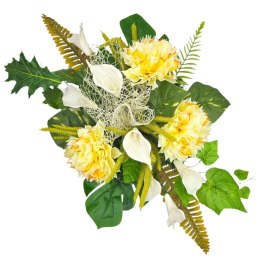 STROIK NA CMENTARZ JESIENNE KWIATY NA GRÓB MISA WSZYSTKICH ŚWIĘTYCH