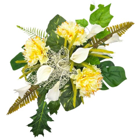 STROIK NA CMENTARZ JESIENNE KWIATY NA GRÓB MISA WSZYSTKICH ŚWIĘTYCH