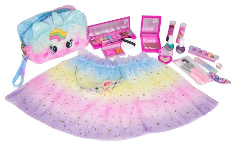 Zestaw do Makijażu + Sukienka Tęczowa