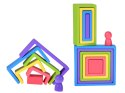 Drewniana układanka MONTESSORI - elementy o różnych kształtach ZA5859