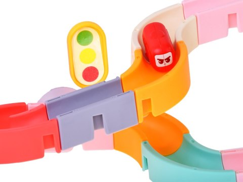 Zabawka do kąpieli zjeżdżalnia tor dla autek do wody 37ele ZA5926