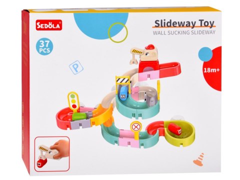 Zabawka do kąpieli zjeżdżalnia tor dla autek do wody 37ele ZA5926