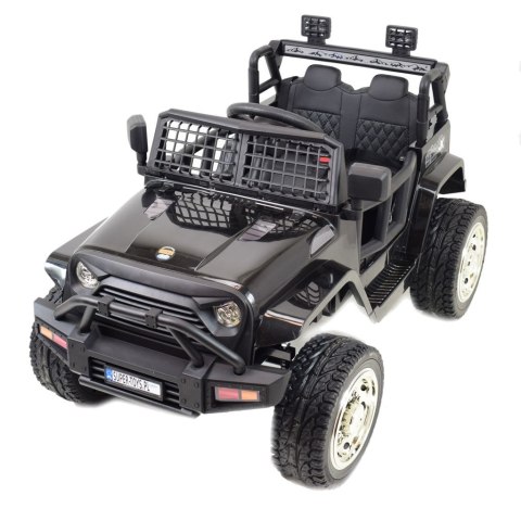 JEEP NA AKUMULATOR "JK OFF ROAD", MIĘKKIE KOŁA, MIĘKKIE SIEDZENIE/LL555