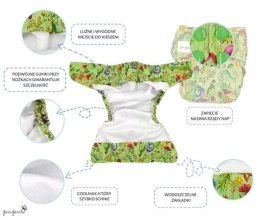 Pieluszka z kieszonką OS dwurzędowa, KOSMOS