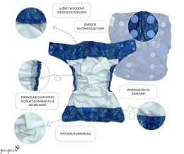 Pieluszka z kieszonką OS dwurzędowa, KOSMOS