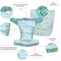 Pieluszka z kieszonką OS jednorzędowa SŁODYCZE