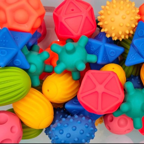 Piłeczki sensoryczne - zestaw 45 el.