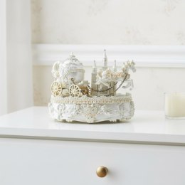 Pozytywka Bryczka Ślubna Dekoracja Prezent dla Nowożeńców - 14279