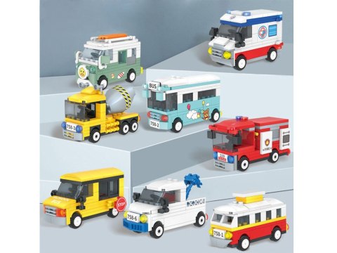 Klocki konstrukcyjne CITY VEHICLE - modele z serii: pojazdy miejskie ZA5854