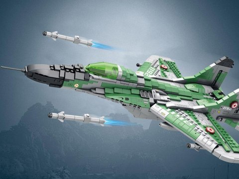 Klocki techniczne Samolot myśliwski dalekiego zasięgu MIG-29 1290ele ZA5800