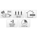 LAMPKI CHOINKOWE ŁAŃCUCH ŚWIETLNY 576 LED TIMER 4 KOLORY