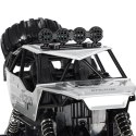 Samochód zdalnie sterowany na pilota RC Rock Crawler 1:12 4WD METAL srebrny