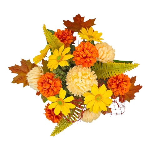 Stroik na cmentarz kwiaty wiązanka miska na grób wszystkich świętych