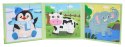 Magnetyczne Puzzle Zwierzęta + Książeczka