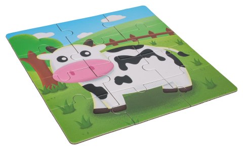 Magnetyczne Puzzle Zwierzęta + Książeczka