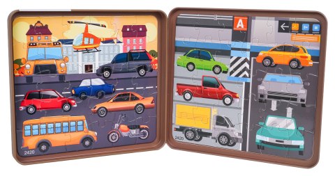 Magnetyczny Zestaw Puzzle Miasto