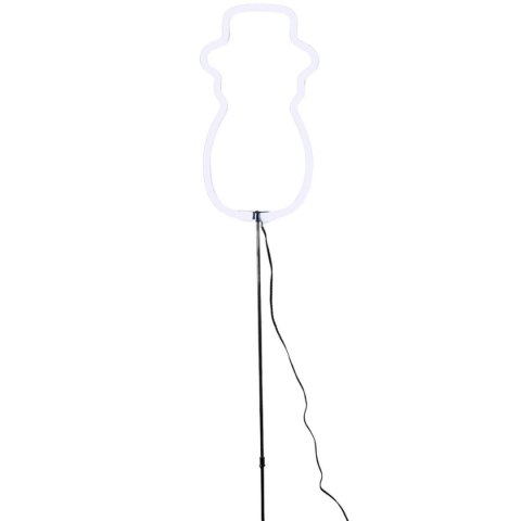 NEON BAŁWAN BIAŁY LED NA BATERIE 14,5x96CM LUCA