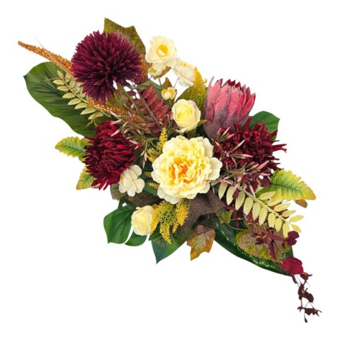 Stroik na cmentarz kwiaty wiązanka donica na grób wszystkich świętych