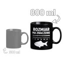 Gigantyczny Kubek dla Wędkarza - Rozmiar ma znaczenie - Prezent dla Faceta