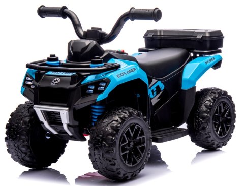 Quad J9 niebieski na akumulator, quady dla dzieci muzyka światło Akumulator litowo-jonowy