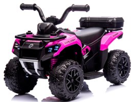Quad J9 różowy na akumulator, quady dla dzieci muzyka światło Akumulator litowo-jonowy