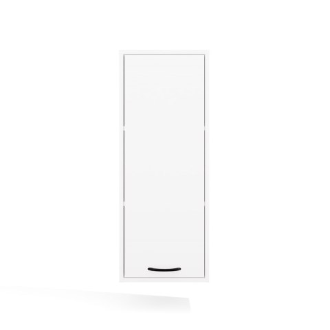 Szafka Łazienkowa Wisząca Regał NINA W1D BIAŁY Słupek 1 Drzwi 3 Półki