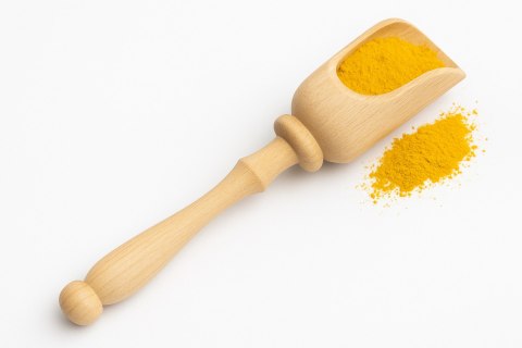 Czerpak szufelka do przypraw z rączką - Mini | Łopatka kuchenna mini | Miarka dozująca przyprawy | Nabierka drewniana mała | Sco