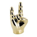 Dekoracja, figurka Dłoń mała Rock and Roll złota
