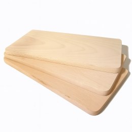 Deska deseczka śniadaniowa 22 x 12 cm zestaw 3 szt | deska kuchenna do krojenia | zestaw desek śniadaniowych | drewniana deska d