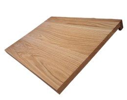 Deska do cięcia lub ugniatania ciasta - drewno dębowe 49 cm | Mini stolnica kuchenna | Drewniana deska do wałkowania i wyrabiani