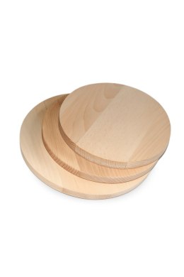 Deska do krojenia drewniana okrągła 3 Szt HIT | zestaw desek kuchennych | drewniane krążki do serwowania | komplet desek do cięc