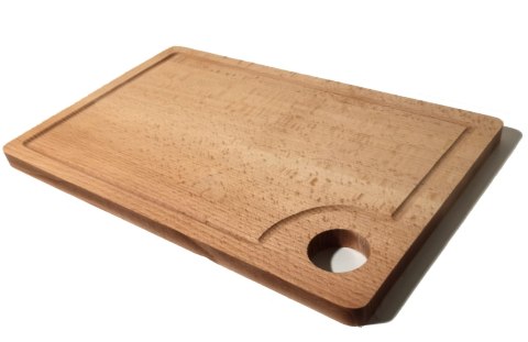 Deska do krojenia drewniana prostokątna 40 cm | deska kuchenna drewniana | drewniana podkładka do krojenia | prostokątna deska d