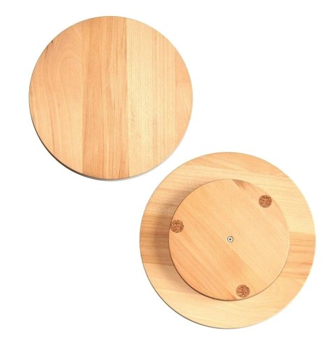 Deska do serwowania drewniana Obrotowa 30 Cm | Drewniana obrotowa taca | Deska do przekąsek | Taca obrotowa do serów i wędlin | 