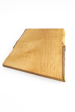 Deska z jawora | Deska z drewna jaworowego - unikatowa, olejowana, okorowana, naturalna, idealna do kuchni i serwowania