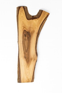 Deska z orzecha | Deska z drewna orzecha włoskiego - unikatowa, olejowana, okorowana, naturalna, idealna do kuchni i serwowania