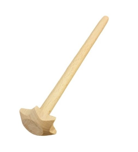 Drewniana trzepaczka kuchenna 20 cm | rogalka mątewka | Ekologiczna ubijaczka kuchenna | Drewniane akcesorium kuchenne