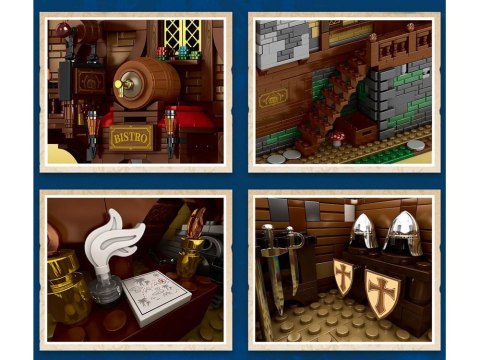 Klocki WIELKA CHATA - Średniowieczna gospoda dla rycerzy 2868-ele ZA5803