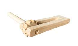 Kołatka Drewniana Mała | Terkotka dla Myśliwych | Tradycyjny Dźwięk