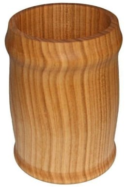 Kubek Kufel drewniany Czereśniowy Bez Ucha | Ekologiczny kufel z drewna | Kubek rustykalny | Kufel naturalny