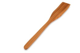Łopatka z drewna czereśniowego zwykła 29 cm | Drewniana łopatka kuchenna | Naturalna szpatułka do gotowania | Ekologiczna łopatk