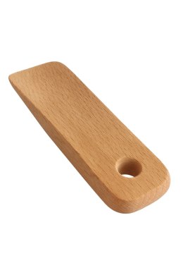 Łyżka do butów z drewna bukowego mikro 12 cm | Mała drewniana łyżka do obuwia | Krótka bukowa łyżka do zakładania butów | Natura