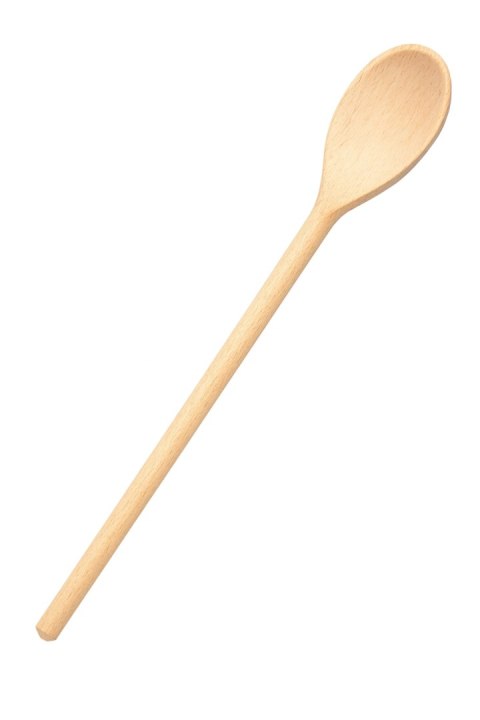 Łyżka drewniana Szwedzka Owalna 30 cm | Łyżka kuchenna drewniana | Ekologiczna łyżka do gotowania | Naturalna łyżka drewniana 30