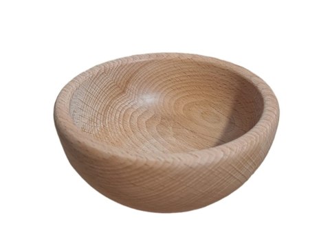 Miska drewniana buk parzony 12 cm | miseczka bukowa | miska kuchenna drewno bukowe | okrągła miska buk naturalny | miska eco dre