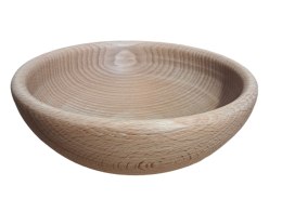 Miska drewniana buk parzony 20 cm | Okrągła miska z drewna bukowego | Ekologiczna miska drewniana | Naturalna miska bukowa 20 cm
