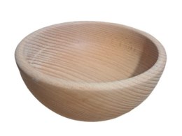 Miska drewniana buk parzony 23 cm | miska kuchenna z drewna bukowego | naturalna miska bukowa | ekologiczna miska drewniana | mi