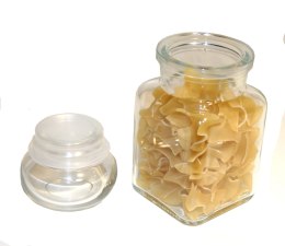 Słoik na Przyprawy DUŻY 150 ml szklana pokrywka | Szklany pojemnik na przyprawy | Słoiczek kuchenny na zioła | Organizer do kuch