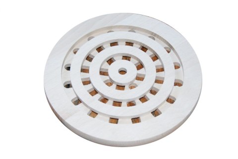 Uniwersalna drewniana podstawka pod garnek Okrągła 20 cm | Drewniana podstawka kuchenna | Podstawka stołowa pod naczynia | Podkł