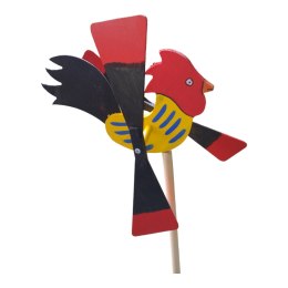 Wiatrak do ogrodu DUŻY 47 cm kogut | Dekoracyjny odstraszacz ptaków | Wiatraczek ozdobny | Ochrona ogrodu przed ptakami | Dekora