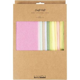 Filc 10 ark. A4 Kolory pastelowe