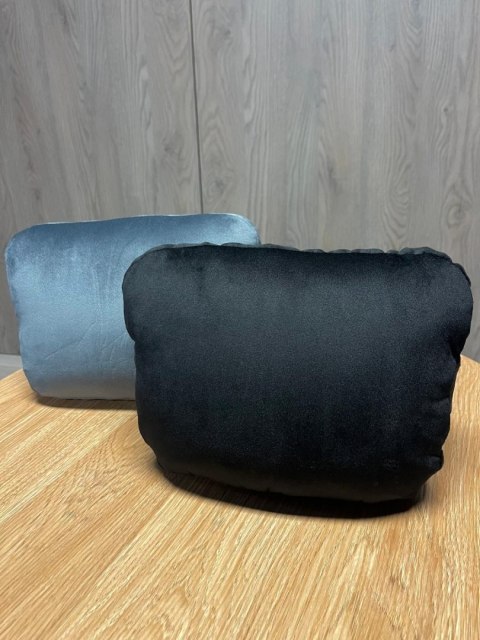 Poduszka - BLACK ALCANTARA 28x20x4cm